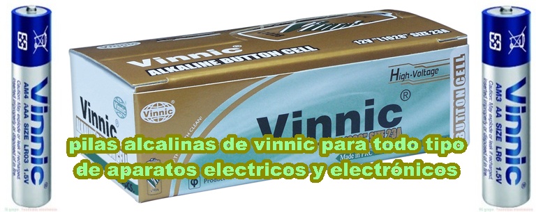 pilas alcalinas vinnic